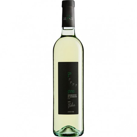 White wine bottle Ghineo Vermentino di Sardegna DOC