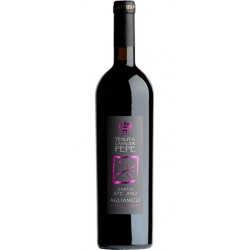 Red wine bottle Santo Stefano Aglianico DOC