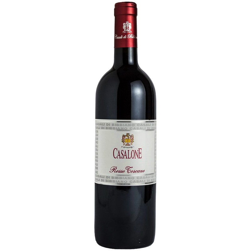 Red wine bottle Casalone IGT rosso Toscano