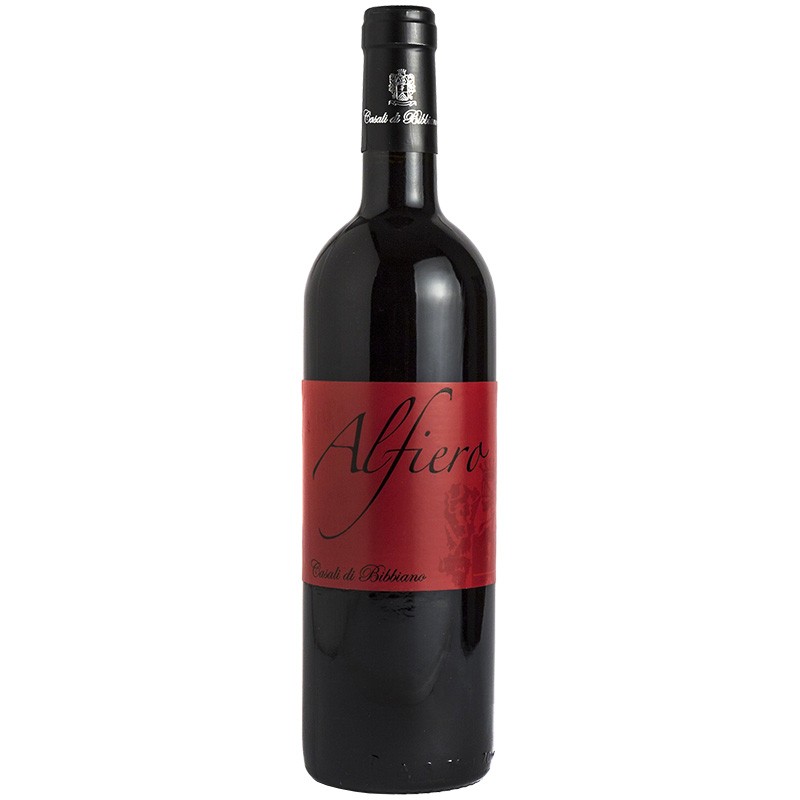 Italian red wine Alfiero IGT rosso Toscano