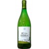 White wine bottle with 75cl with 1L
