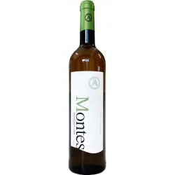White wine Montes bottle with 75cl