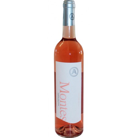 Rosé wine bottle Montes with 75cl