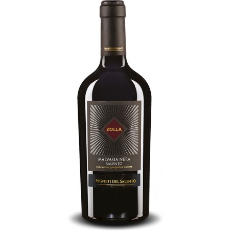 Zolla Malvasia Nera Salento IGP Italian red wine bottle