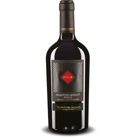 Zolla Primitivo - Merlot Puglia IGP red wine bottle