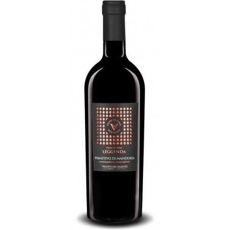 Leggenda Vigne Vecchie - Primitivo di Manduria DOP red wine bottle