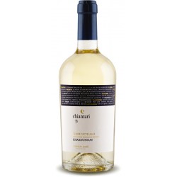 Italian white wine from Sicily Chiantari - Chardonnay Terre Siciliane IGT bottle