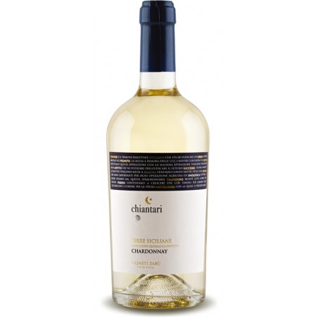 Italian white wine from Sicily Chiantari - Chardonnay Terre Siciliane IGT bottle