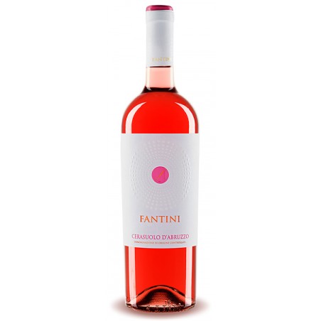 Italian rose wine from abruzzo Fantini Cerasuolo D’Abruzzo DOC bottle