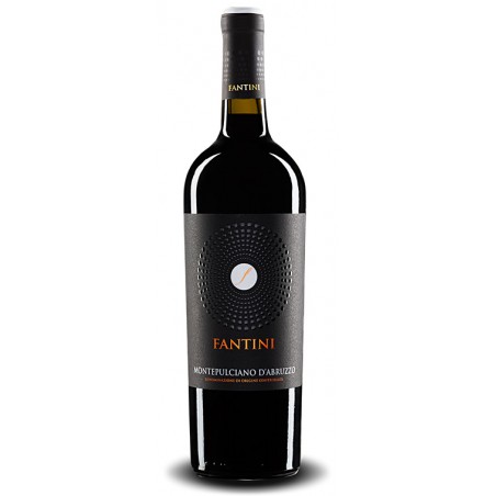 Italian red wine from abruzzo Fantini - Montepulciano D’Abruzzo DOC bottle