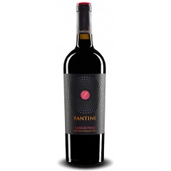 Italian red wine from abruzzo Fantini - Sangiovese Terre di Chieti IGT bottle