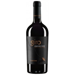 Red wine from abruzzo Giro Sangiovese - Merlot Puglia IGP bottle