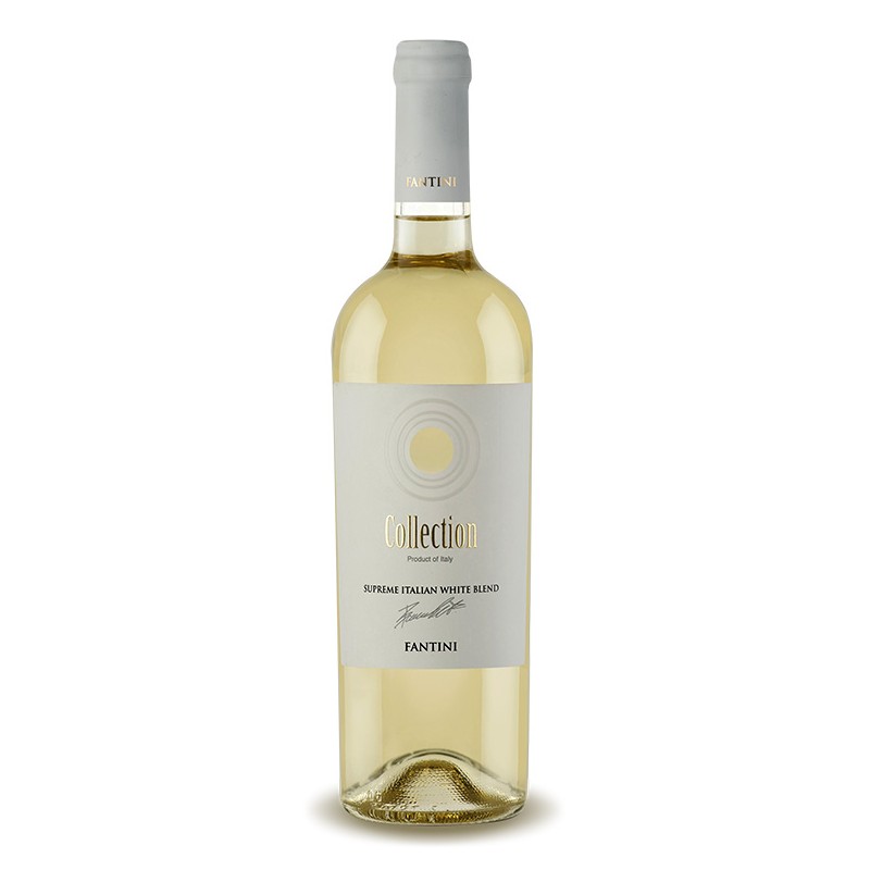 Italian white wine from abruzzo Collection Bianco bottle