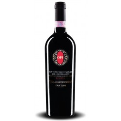 Italian red wine bottle from abruzzo OPI Montepulciano D’Abruzzo Colline Teramane DOCG Riserva - Organic