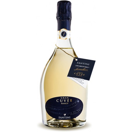 Italian sparkling wine Fantini Gran Cuvée - Bianco Swarovski bottle