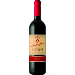 Red wine bottle Centanni IGT