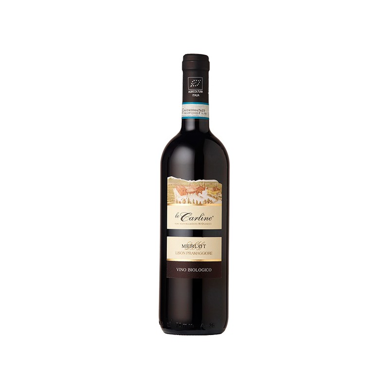 Italian red wine Merlot DOC Lison Pramaggiore BIO