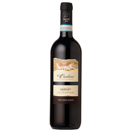 Italian red wine Merlot DOC Lison Pramaggiore BIO