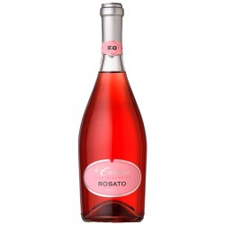 Italian sparkling wine Rosato frizzante IGT Veneto BIO bottle