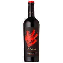 Italian red wine Carline Rosso IGT Veneto Orientale bottle