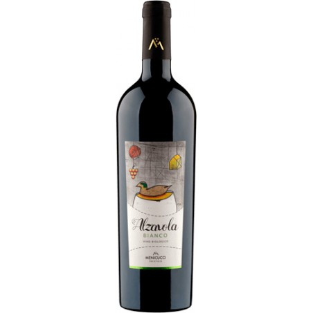 Organic white wine ALZAVOLA BIANCO in 75cl bottle