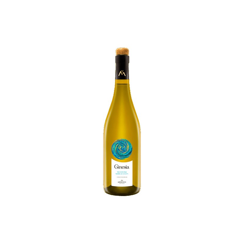 Organic white wine GINESIA PASSERINA TERRE DI CHIETI in 75cl bottle
