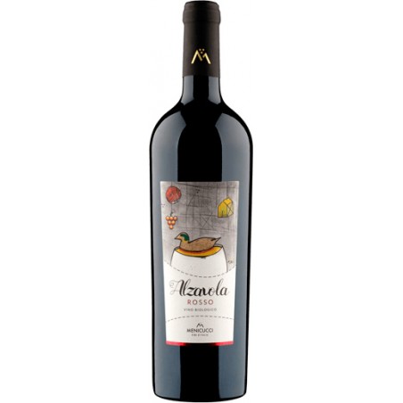 Organic red wine ALZAVOLA ROSSO in 75cl bottle