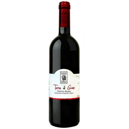 Italian organic red wine Terre di Giano IGT Umbria vegan certified 75cl bottle